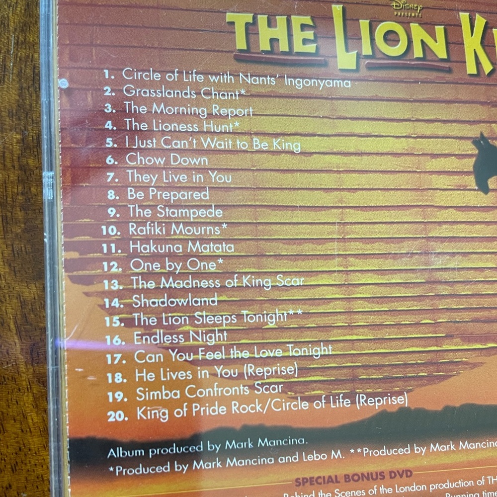 Disney’s The Lion King special 2-disc edition, CD & DVD - Picture 3 of 8